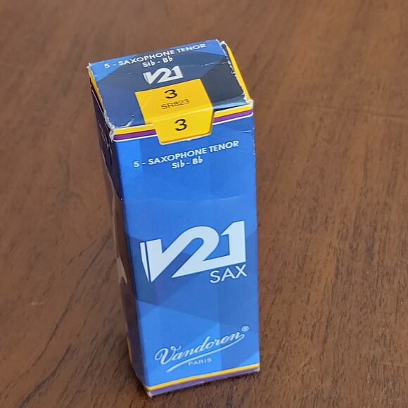 Vandoren V-21 Tenor Saxophone 3 Sib -Bb Reeds set of 4 New, sealed - Picture 1 of 7